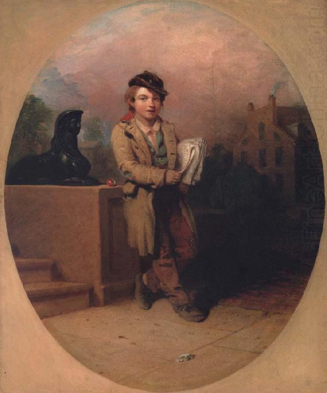 News Boy, Henry Inman